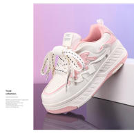 Nuevos Patines LED Para Niñas Cuatro Ruedas Invisible Zapatillas De Rodar Para Niños Y Niñas Algodón Transpirable Caña De Madera Material De Suela De Goma - details 11