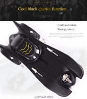 Coche De Batería De Acción De Película 1:36 Con Sonido Y Luz Vehículo De Retroceso Para Decoración Juguete Educativo Para Niños - details 2