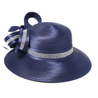 Sombrero Derby Elegante De Navidad Para Mujer Con Plumas Y Diamantes Anversa De Fiesta Casaca De Busto Broche Anversa De Busto - details 14