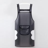Delantal De Cocina Impermeable Y Transparente Resistente Al Aceite Para Hombres Y Mujeres Accesorios De Hornear Para BBQ Restaurante Café Delantal Sin Mangas De Algodón - details 7