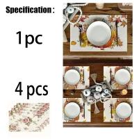 Mantelos De Lino De 4L Absoluto Con Patrón Geométrico Abstracto Accesorios Decorativos Para Cocina Y Comedor Pads De Ableware - details 0