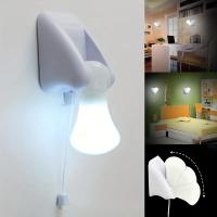 Lámpara De Pared Portátil LED Con Cierre Y Control De Interruptor 3 Pilas AAA Autoadhesiva Para Noche Independiente Con Soporte De Colgaje - details 1