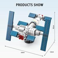MOC Serie Creativa De Aeronáutica Bloques De Construcción Espacial Rocket Craft Set De Base Estación De Lanzamiento Para Niños Juguetes De Bloques De Plástico ABS Regalo Para Niños - details 2
