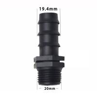 Conector De Barbaco De Jardín De Plástico 1PC Hembra/Macho Tamaño De Hilo 1/2 3/4 a 1 Pulgada Fitting De Riega Para Jardín - details 4