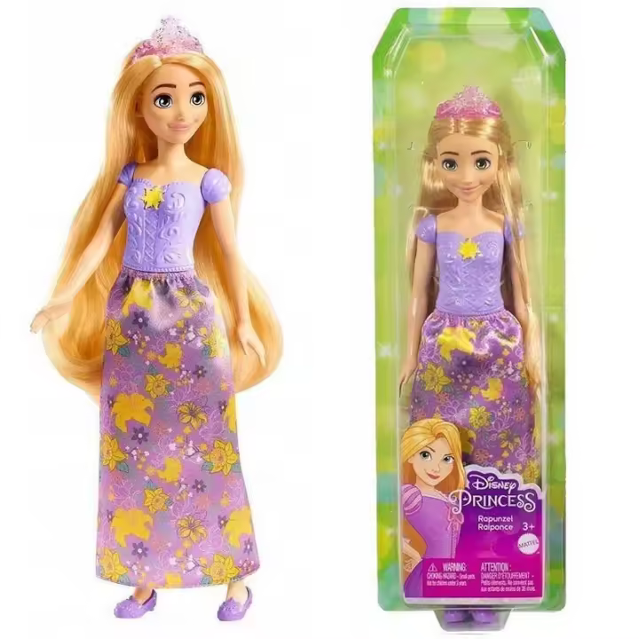 Disney Princess Rapunzel Muñeca princesa película Enredados, juguete +3 años Mattel HLX32 CPAHLX32 - 1