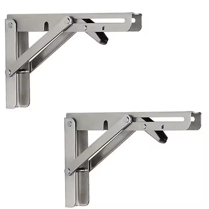 Soporte de soporte de carga Fijo Stainl montado en La Pared Soporte de pared de soporte triangular plegable de Maple inoxidable - 1