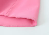 TFMLN Vestido Rosa Elegante Para Mujer Con Tirantes Finos Estilo Simple Verano A-Line Corto Para Fiesta Decoración Sin Adornos Cuello Abierto Sin Mangas - details 5