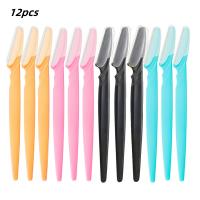 Juego De Tijeras Para Cejas Y Rostro En Colores Variados 40/30/12/10 Pcs Herramientas Multifuncionales Con Cubierta De Precisión Para Seguridad - details 17