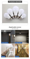 4PCS Lámpara LED De Sensor De Movimiento Radar 20W 18W 15W 12W E27 Para Trabajar De Noche En Casa Sala De Estar Pasillo De Escaleras - details 11