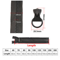 Cremallera De Resina Para Costura Y Artesanía Dientes Gruesos Para Bolsillos Ropa Tienda De Acampar Longitud Aproximada 100 Cm - details 0