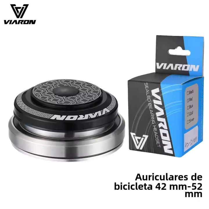 VIARON Grupo De Bola Para Bicicleta 41.8*52MM Casco De Aleación De Aluminio Para Bicicleta De Montaña Partes De La Cabeza Selladas - 1