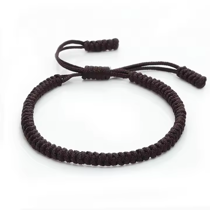 ¡Lucky Pulse + Collar/Collar! Para adolescentes hambres Mujeres-Pulseras DE LA Amistad-Hand Hecho with Amor-estilo Tibetan-pulsera ajustable - 1