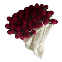 Manta De Rosas Terminadas En Crochet Suave De Acrílico Para Regalo De Día De La Madre Para Mamá Manta Para Sofa Y Cama - details 3