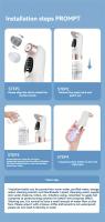 Limpiador de poros eléctrico para eliminar puntos negros y acné, para una limpieza profunda de la piel y cuidado de la belleza, limpiador facial de poros, regalos para mujeres - details 1