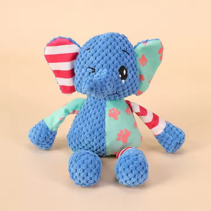 Juguetes De Peluche Para Mascotas Resistentes Al Masticar Sonidos Interactivos Para Perros Y Gatos Alivio De Mordedura Juguete Divertido Para Animales - 1