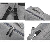 Mochila De Negocios Para Hombre 16 Pulgadas Con USB Y Carga Portátil Ligera Para Viajes Y Movilidad Cierre De Cremallera Material Oxford Y Nylon - details 6