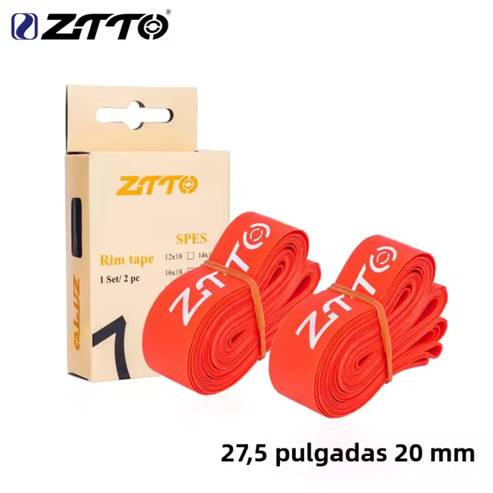 ZTTO 2pcs Cinta De Rueda De Nylon Para Bicicleta Montaña Y Carretera Tamaño Para 14-29 Pulgadas Y 700c Strips De Rueda Plegables Para Bicis BMX Cruisers Y Niños - 1