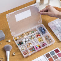 Caja Organizadora De Plástico Para Manualidades Y Joyería Multifuncional Transparente Para Mostrador Almacenamiento De Perlas Arte DIY Nueva - details 0