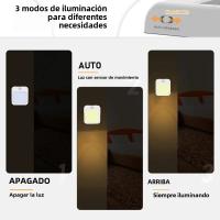 Lámpara Nocturna Con Sensor De Movimiento LED EU Plug Para Habitación Infantil Lámpara De Mesa Para Dormitorio Sin Pilas Incluidas - details 5