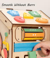 Juguete Educativo De Madera Para Niños Casa Montessori Tablero Ocupado Habilidades Motoras Finas Juego Sensorial Para Bebés - details 7