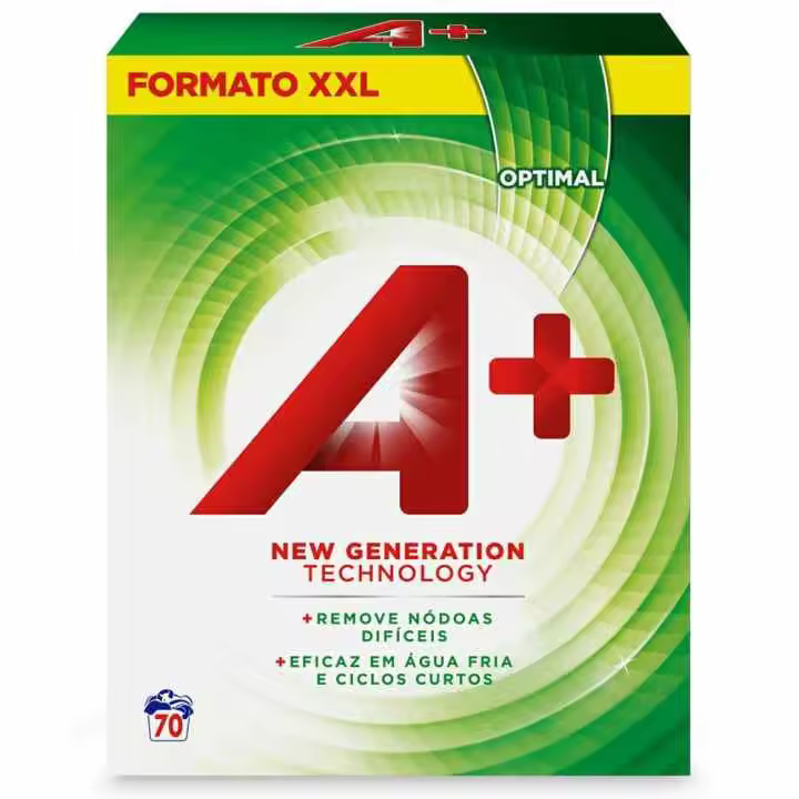Detergente en polvo A+ 70 Lavados Optimal DPH - 1