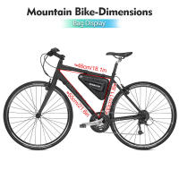 Bolsa De Tubo Impermeable NEWBOLER EVA 2.5L Para Ciclismo MTB Y Carretera Bolsa Triangular De Marco Frontal Para Reparación De Herramientas - details 11