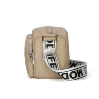 Bolso Bandolera Para Mujer Con Varios Cremalleras Y Correa Ajustable Bolso De Hombro Estilo Casual Material De Nylon - details 14