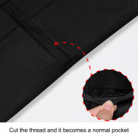 Chaleco Sin Mangas De Cuello V En Color Negro Azul Rojo Para Hombres Estilo Casual Slim Fit Vest Top Gilet Formal Business - details 5