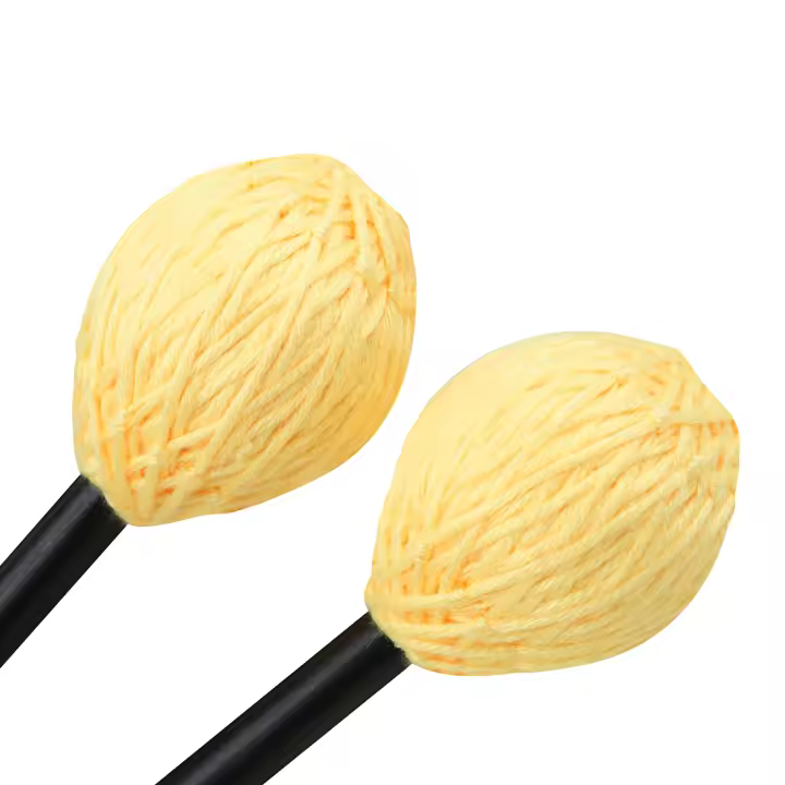 Pareja De Palmas De Batería Para Marimba De Caña De Arce Con Mango Duro Accesorios De Percusión Para Xilofono Y Piano Fibra De Carbono Rojo Azul Amarillo Morado Blanco - 1