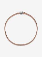 Pandora - Pulsera Pandora Reflexiones™Con múltiples serpientes - Plata de ley, Baño de Oro Rosa de 14 K - details 1