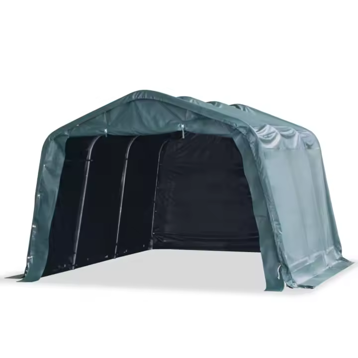 Ganado Vacuno Extraible PVC 550g/m² 3,3X4,8 M Verde Oscuro - 1
