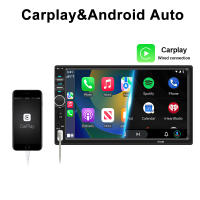 Reproductor Multimedia Para Coche Universal 2 Din Pantalla Táctil De 7 Pulgadas Con Carplay Android Auto Cámara Trasera Soporte Para Control Del Volante - details 3