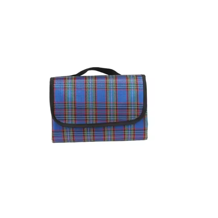 Manta de picnic de viaje con base impermeable, 150x200 cm, grande, para camping, Playa, Parque, barbacoa, picnic, senderismo y Viajes (Azul). - 1