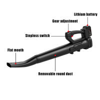 3000W Soplador de hojas inalámbrico - Soplador de hojas eléctrico inalámbrico de 21 V con 2 baterías y cargador, modo de 2 velocidades, soplador de hojas ligero de 2.0 Ah para cuidado del césped, patio - details 8
