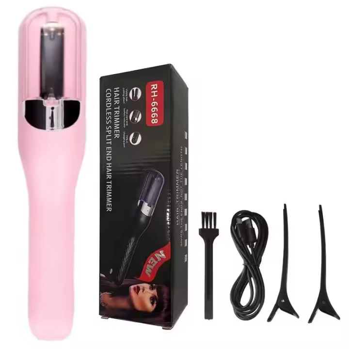 Cortador De Cabello Eléctrico Automático 2 En 1 Control De Borde Multifuncional Recargable Por Tipo C Cortador De Punta De Cabello - 1