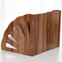 Organizador Vertical De Papel De Madera Multi-capa Soporte Para Archivos Horizontal Y Vertical Estantería De Almacenamiento De Documentos A4 Para Oficina Y Escuela - details 7