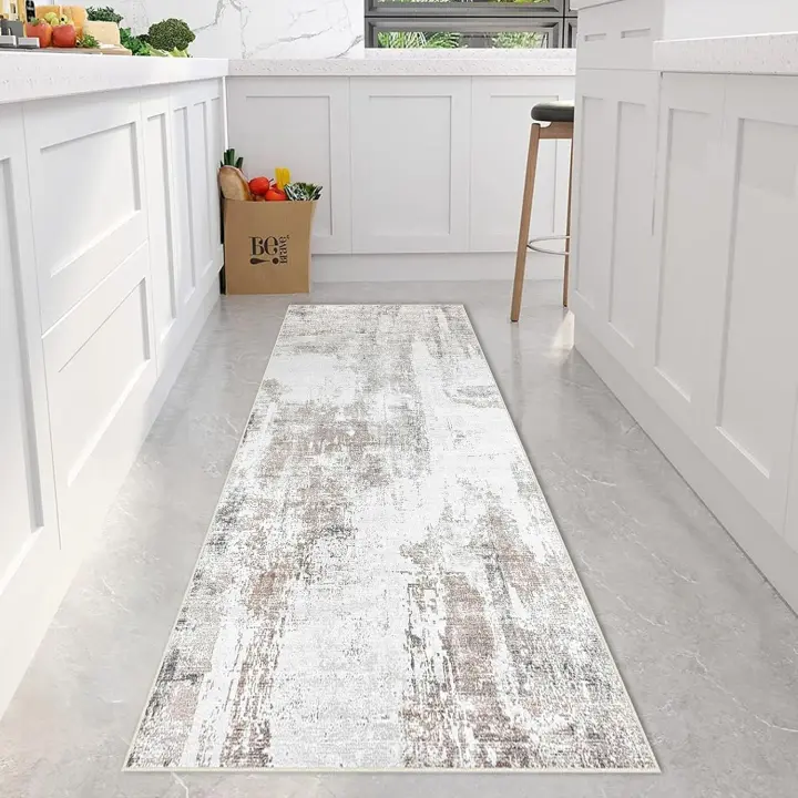 Hallway Runner Rug, 65x120cm Non-Slip Carpet Runners, Washable Entrance Carpet Kitchen Runner Long Hallway for Living Room/Entryway/Bathroom/Laundry Room Carpet Rug - 1