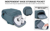 Mochila Grande Para Hombres Y Mujeres Con Portátil Y Puerto USB De Náilon Para Escuela Universidad Viajes Mochila Likros - details 2