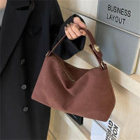 Bolso De Hombro PU De Gran Capacidad Con Cierre De Cremallera Color Sólido Para Mujer Estilo Fashion Bolsas Femininas A-DH - details 9