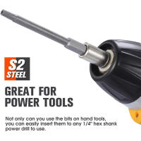 Juego De Destornilladores Multifuncionales S2 Con Mango Hexagonal Y Cabezas De Torx T6-T40 Longitud 50-100mm Para Reparación De Electrónica - details 10