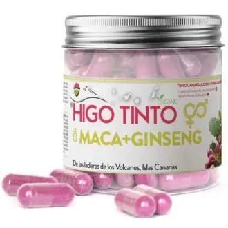Tuno Canarias Higo Tinto Con Maca y Ginseng 90 Cápsulas - 1