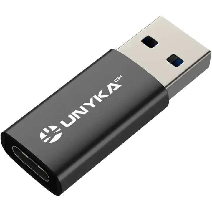Adaptador Unyka USB 3.0 a USB-C 53156 – Alta Velocidad, Diseño Compacto y Reversible | Ideal para MacBook, portátiles, móviles y más - 1