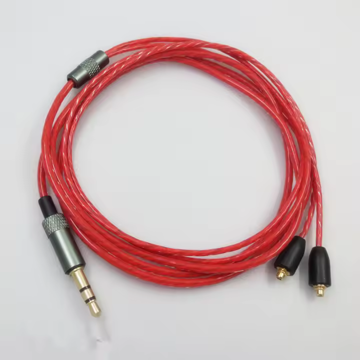 Cable De Audio De Repuesto Para Shure MMCX SE215 SE425 SE535 SE846 UE900 Adecuado Para Auriculares Westone Color Negro Azul Rojo - 1