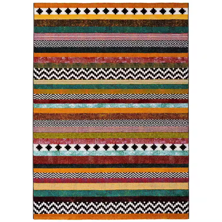 ATTICGO Alfombra de Interior Estilo Geométrico en Multicolor - Moar 16229 | 80x150, 60x120, 120x170, 140x200, 160x230 cm - 1