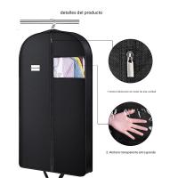 Funda transparent para ropa with ASAS (gris, 3 piezas, 60*15*150 cm) Bolsa de viaje para hombre - details 1