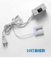 Luz De Trabajo Para Máquina De Costura Con 10 LED/COB En Forma De U Iluminación Industrial Flexible Con Base Magnética Para Mesita De Trabajo EU/US Plug - details 13