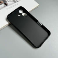 Funda De Teléfono De Silicona Negra Mate Para iPhone 16 pro Max Y 16 plus Protección De Lente Cubiertas Completas Antiglosas Y Anti- Huellas - details 3
