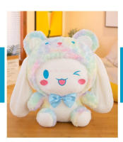 Muñeco De Peluche Grande Sanrio Kawaii Cinnamoroll Perro Cojín Almohada Animado De Dibujos Animados Regalo De Cumpleaños Para Niños Material Suave Y Seguro - details 14
