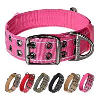 Collar Pesado Para Perros Con Manija Resistente Y Reflejante Para Entrenamiento Caminatas O Caza Adecuado Para Grandes Razas - details 0