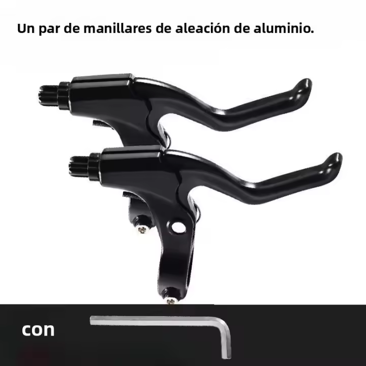 Manillar De Freno Para Bicicleta De 3 Dedos Aleación De Aluminio V-brake Discos Compatible Con Sram Para Carretera Y Montaña - 1